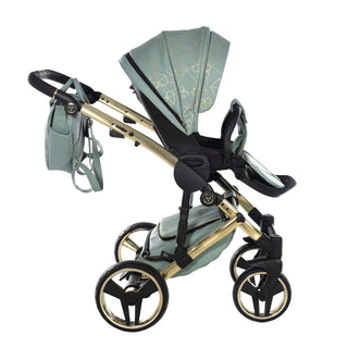 Junama green — pram & pushchair set, made in Europe | Butterflies Baby UK