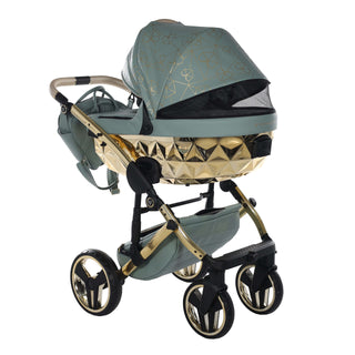Junama green — pram & pushchair set, made in Europe | Butterflies Baby UK