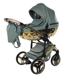 Junama green — pram & pushchair set, made in Europe | Butterflies Baby UK
