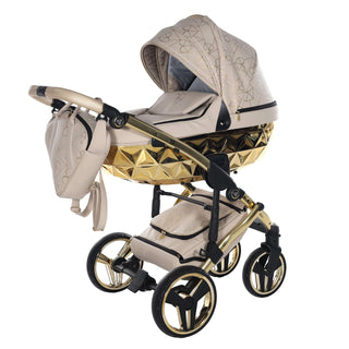 Junama beige — pram & pushchair set, made in Europe | Butterflies Baby UK