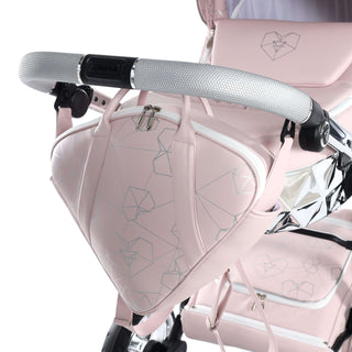 Junama pink — pram & pushchair set, made in Europe | Butterflies Baby UK