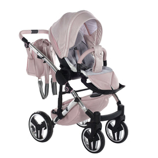 Junama pink — pram & pushchair set, made in Europe | Butterflies Baby UK