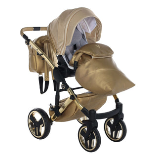 Junama gold — pram & pushchair set, made in Europe | Butterflies Baby UK