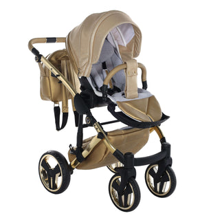 Junama gold — pram & pushchair set, made in Europe | Butterflies Baby UK