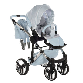 Junama blue — pram & pushchair set, made in Europe | Butterflies Baby UK