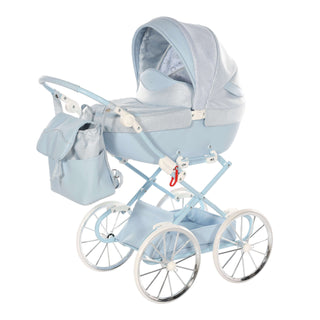 Junama Dolce Dolls Pram Blue 4in1 luxury travel system