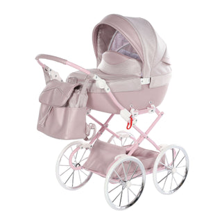 Junama Dolce Dolls Pram Pink 4in1 luxury travel system