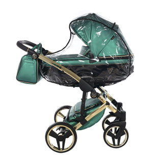 Junama fluo green — pram & pushchair set, made in Europe | Butterflies Baby UK