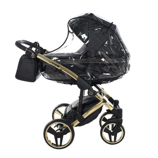 Junama fluo black — pram & pushchair set, made in Europe | Butterflies Baby UK