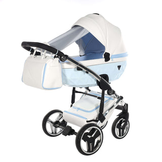 Junama blue — pram & pushchair set, made in Europe | Butterflies Baby UK