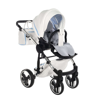 Junama blue — pram & pushchair set, made in Europe | Butterflies Baby UK