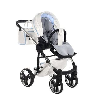 Junama blue — pram & pushchair set, made in Europe | Butterflies Baby UK