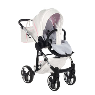 Junama pink — pram & pushchair set, made in Europe | Butterflies Baby UK