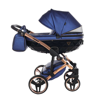 Junama fluo navy — pram & pushchair set, made in Europe | Butterflies Baby UK