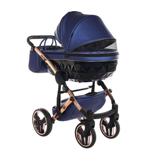 Junama fluo navy — pram & pushchair set, made in Europe | Butterflies Baby UK