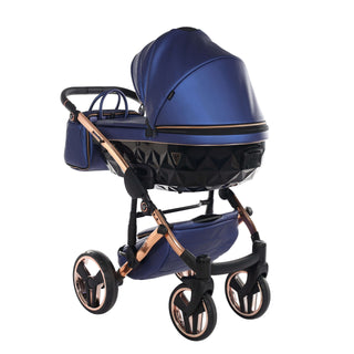 Junama fluo navy — pram & pushchair set, made in Europe | Butterflies Baby UK