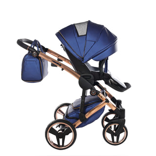 Junama fluo navy — pram & pushchair set, made in Europe | Butterflies Baby UK