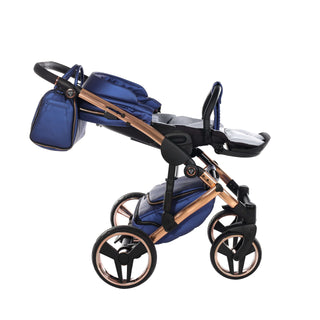 Junama fluo navy — pram & pushchair set, made in Europe | Butterflies Baby UK