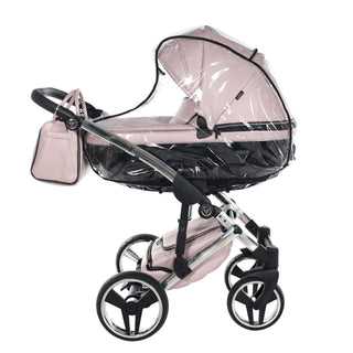 Junama fluo pink — pram & pushchair set, made in Europe | Butterflies Baby UK