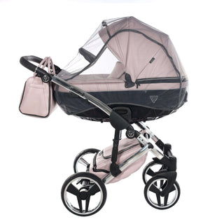 Junama fluo pink — pram & pushchair set, made in Europe | Butterflies Baby UK