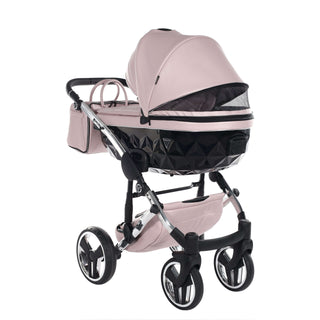 Junama fluo pink — pram & pushchair set, made in Europe | Butterflies Baby UK
