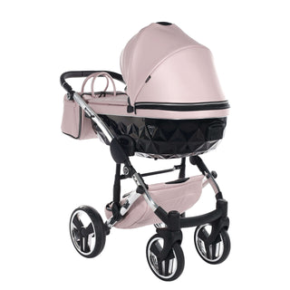 Junama fluo pink — pram & pushchair set, made in Europe | Butterflies Baby UK