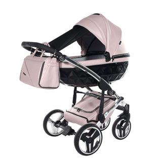 Junama fluo pink — pram & pushchair set, made in Europe | Butterflies Baby UK
