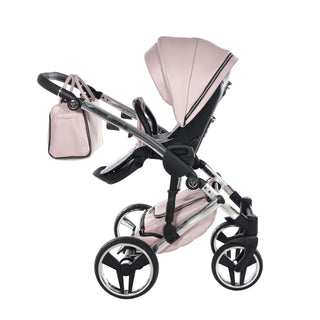 Junama fluo pink — pram & pushchair set, made in Europe | Butterflies Baby UK