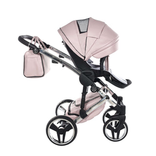 Junama fluo pink — pram & pushchair set, made in Europe | Butterflies Baby UK