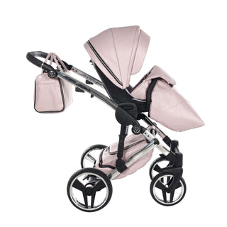 Junama fluo pink — pram & pushchair set, made in Europe | Butterflies Baby UK