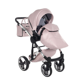 Junama fluo pink — pram & pushchair set, made in Europe | Butterflies Baby UK