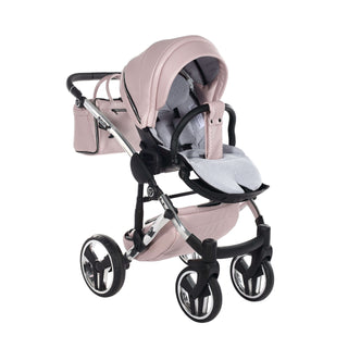 Junama fluo pink — pram & pushchair set, made in Europe | Butterflies Baby UK