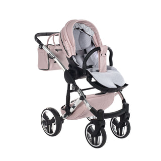 Junama fluo pink — pram & pushchair set, made in Europe | Butterflies Baby UK