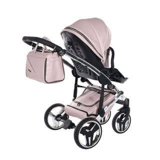Junama fluo pink — pram & pushchair set, made in Europe | Butterflies Baby UK