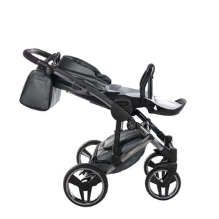Junama fluo grey — pram & pushchair set, made in Europe | Butterflies Baby UK