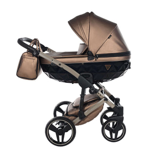 Junama fluo bronze — pram & pushchair set, made in Europe | Butterflies Baby UK