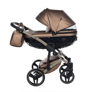 Junama fluo bronze — pram & pushchair set, made in Europe | Butterflies Baby UK
