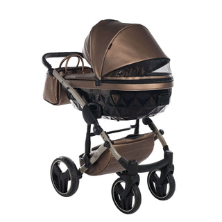 Junama fluo bronze — pram & pushchair set, made in Europe | Butterflies Baby UK