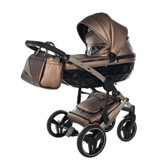 Junama fluo bronze — pram & pushchair set, made in Europe | Butterflies Baby UK