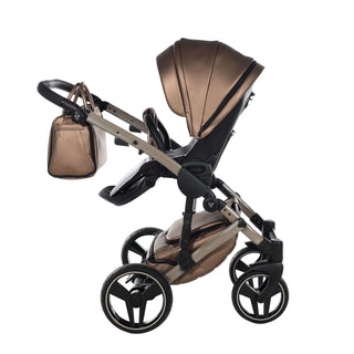 Junama fluo bronze — pram & pushchair set, made in Europe | Butterflies Baby UK