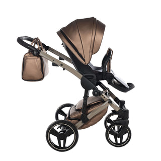 Junama fluo bronze — pram & pushchair set, made in Europe | Butterflies Baby UK