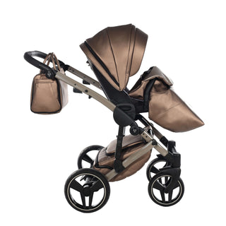 Junama fluo bronze — pram & pushchair set, made in Europe | Butterflies Baby UK