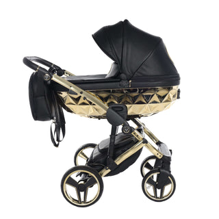 Junama black — pram & pushchair set, made in Europe | Butterflies Baby UK