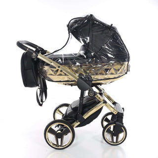 Junama black — pram & pushchair set, made in Europe | Butterflies Baby UK