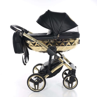 Junama black — pram & pushchair set, made in Europe | Butterflies Baby UK