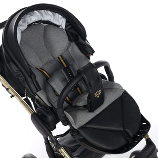 Junama black — pram & pushchair set, made in Europe | Butterflies Baby UK