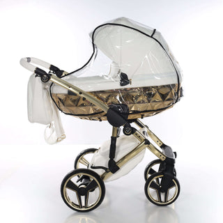 Junama white — pram & pushchair set, made in Europe | Butterflies Baby UK