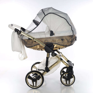 Junama white — pram & pushchair set, made in Europe | Butterflies Baby UK