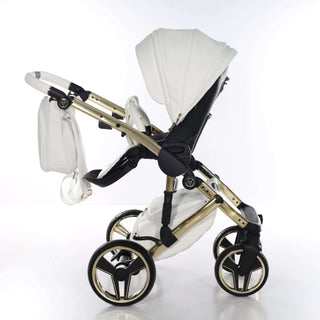 Junama white — pram & pushchair set, made in Europe | Butterflies Baby UK