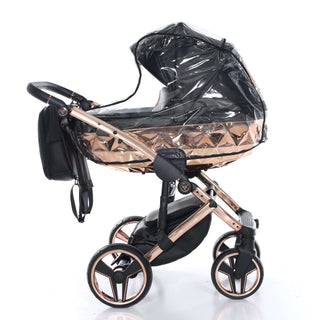 Junama black — pram & pushchair set, made in Europe | Butterflies Baby UK